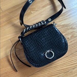 Rebecca Minkoff Black Leather Crossbody Bag